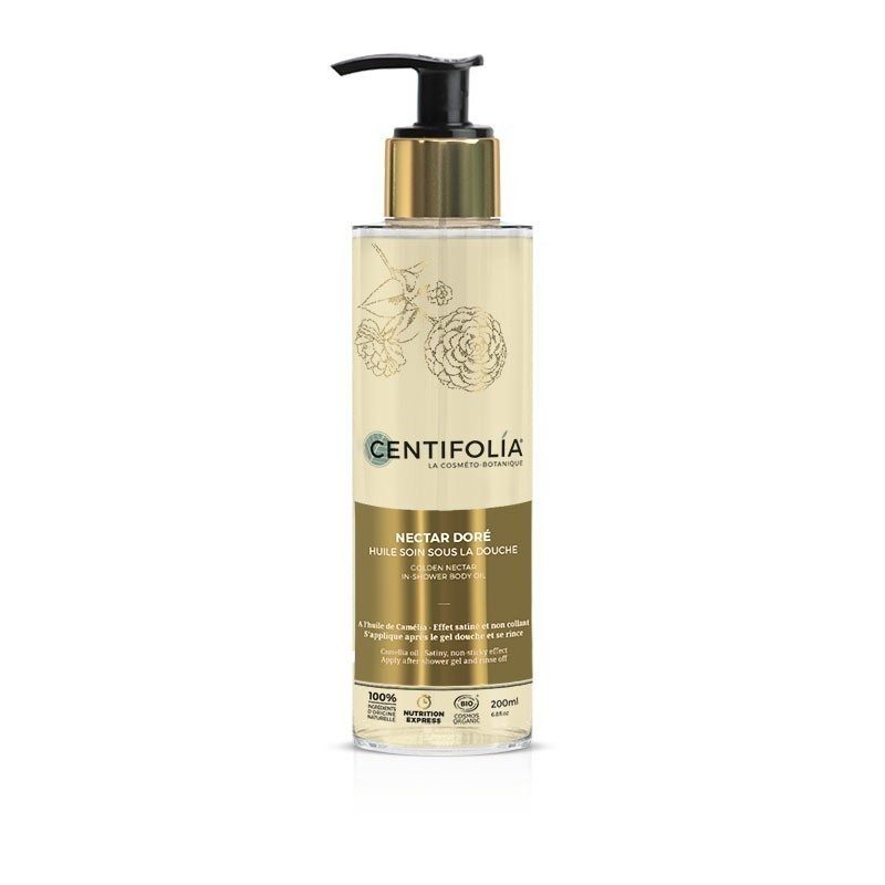 Huile de soin sous la douche 200ml - Nectar Doré Centifola Huile de soin sous la douche 200ml - Nectar Doré Centifola