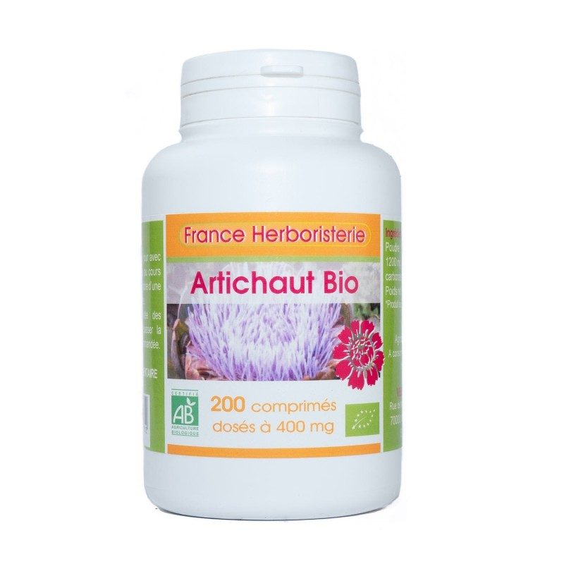 ARTICHAUT BIO AB 200 comprimés dosés à 400 mg.