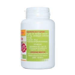 200 gélules BARDANE racine BIO AB dosées à 250 mg.