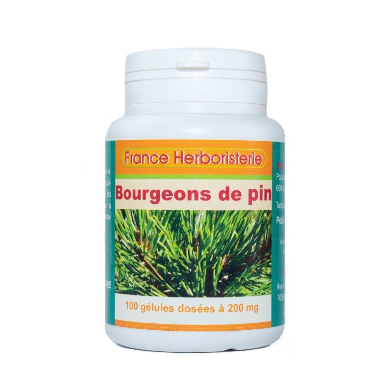 BOURGEONS DE PIN 100 gélules dosées à 200 mg