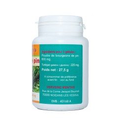 BOURGEONS DE PIN 100 gélules dosées à 200 mg