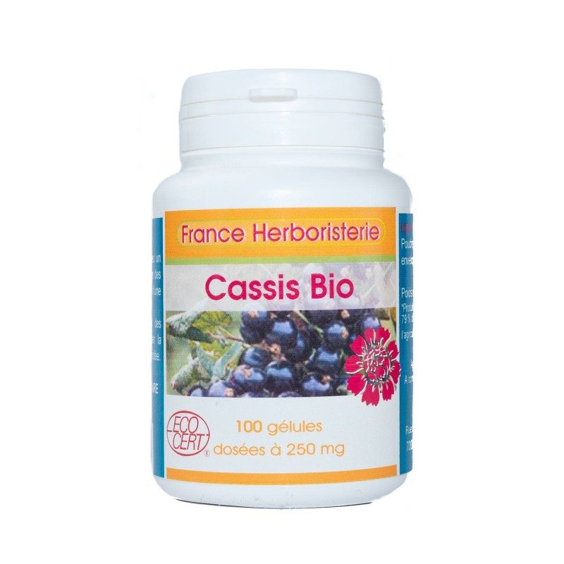 GELULES CASSIS feuille 120 gélules dosées à 270 mg GELULES CASSIS feuille 120 gélules dosées à 270 mg