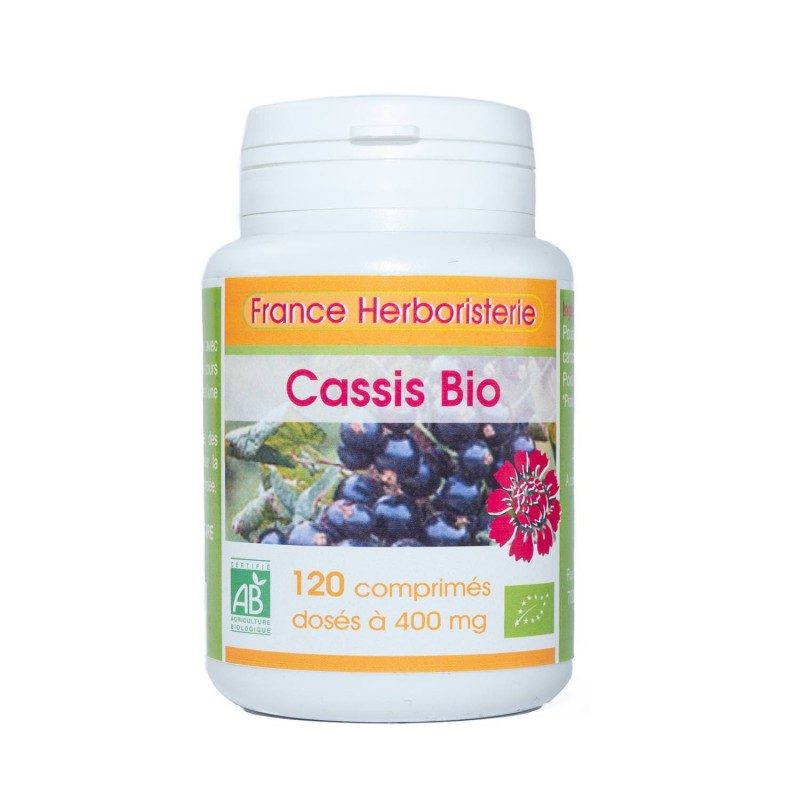 CASSIS BIO AB 120 comprimés dosés à 400 mg en comprimés. CASSIS BIO AB 120 comprimés dosés à 400 mg en comprimés.