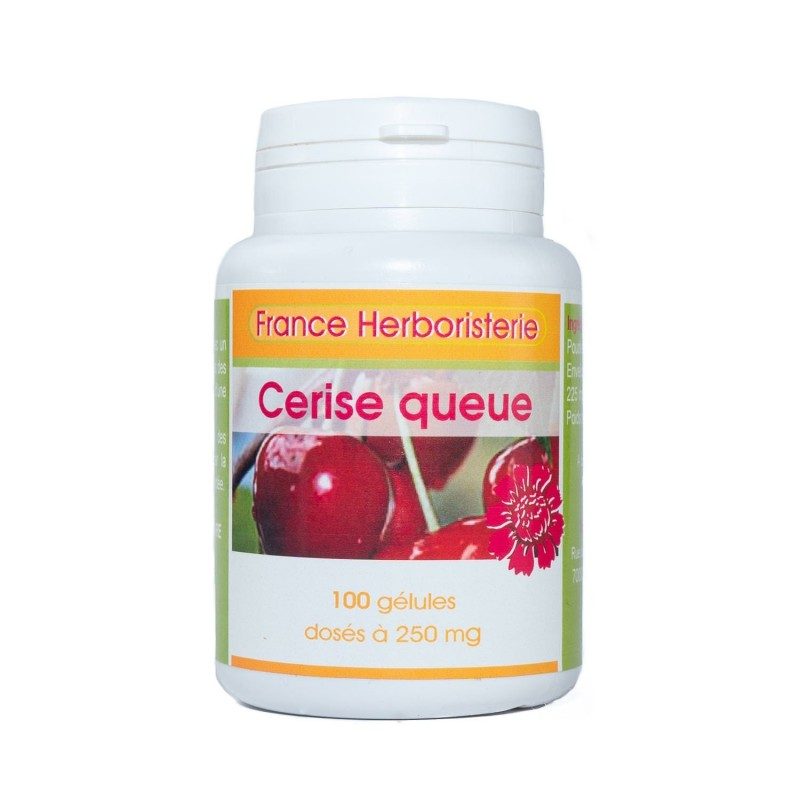 GELULES CERISE QUEUE dosées à 250 mg.