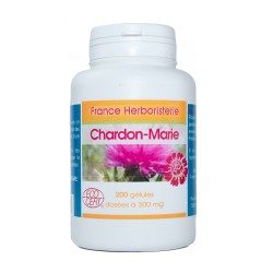 GELULES CHARDON MARIE 200 gélules dosées à 300 mg.