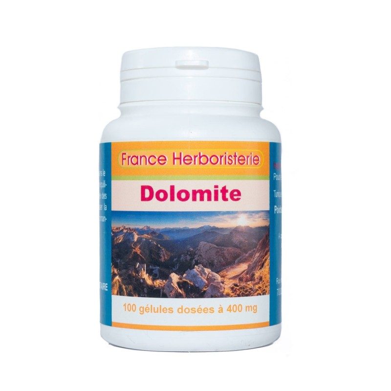 GELULES DOLOMITE dosées à 600 mg. GELULES DOLOMITE dosées à 600 mg.