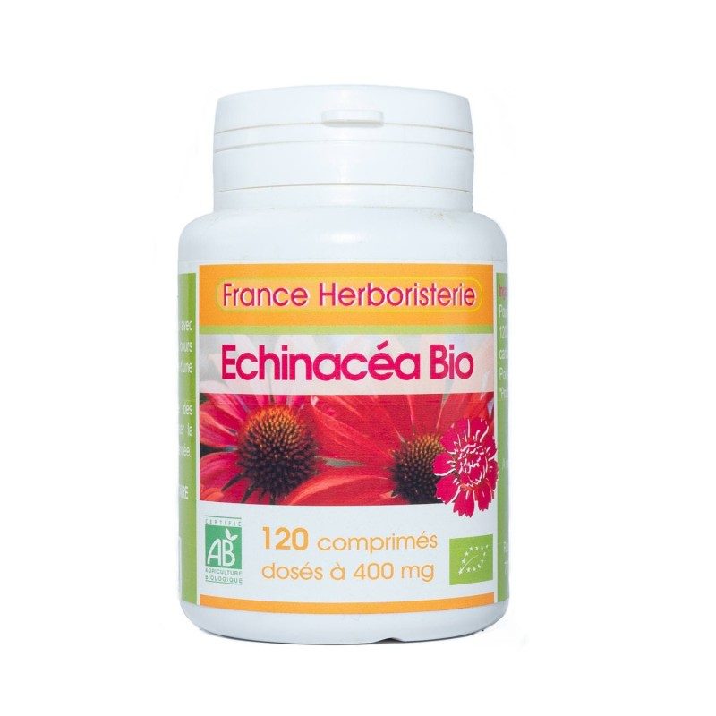  ECHINACEA racine BIO AB dosées à 400 mg en comprimés.