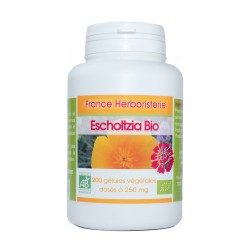 200 ESCHOLTZIA BIO AB Kapseln mit einer Dosierung von 250 mg.