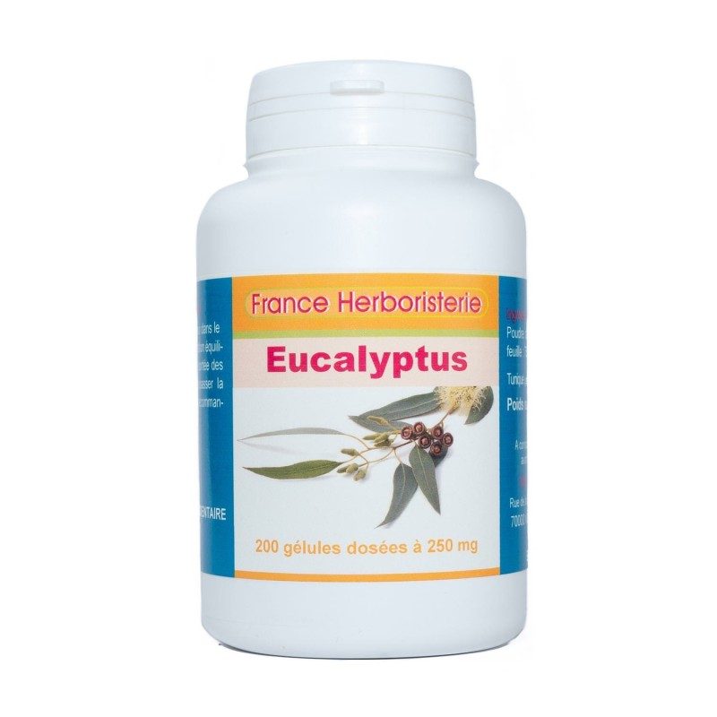 GELULES EUCALYPTUS feuille 230 mg. GELULES EUCALYPTUS feuille 230 mg.