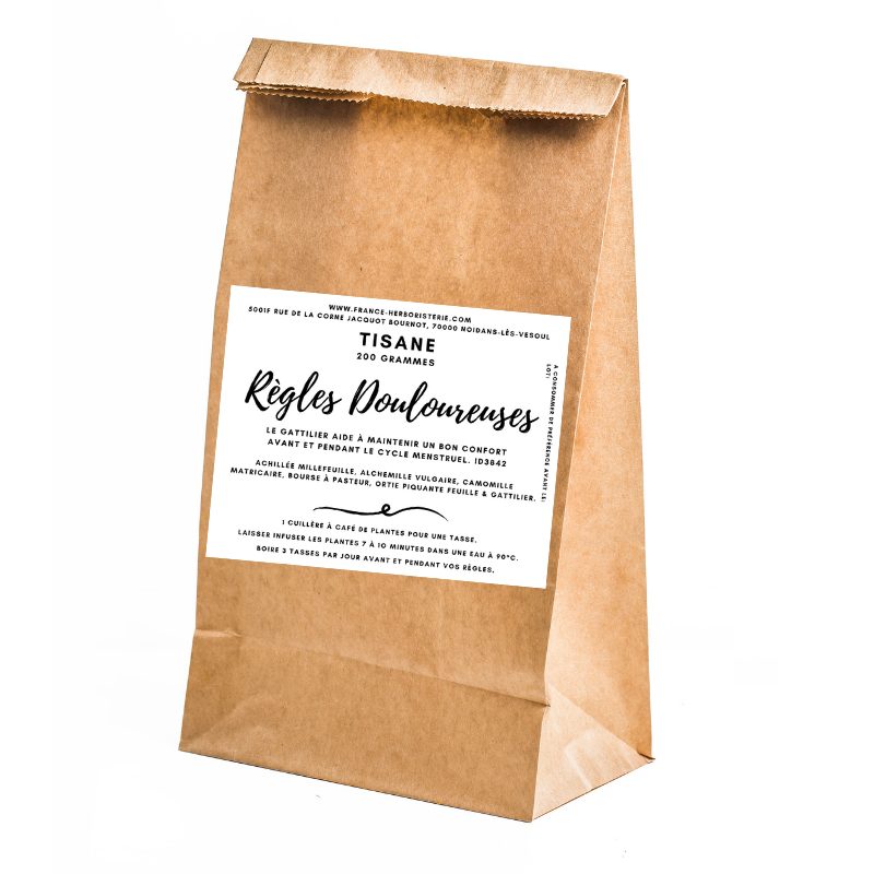TISANE règles douloureuses - paquet de 200 grammes TISANE règles douloureuses - paquet de 200 grammes