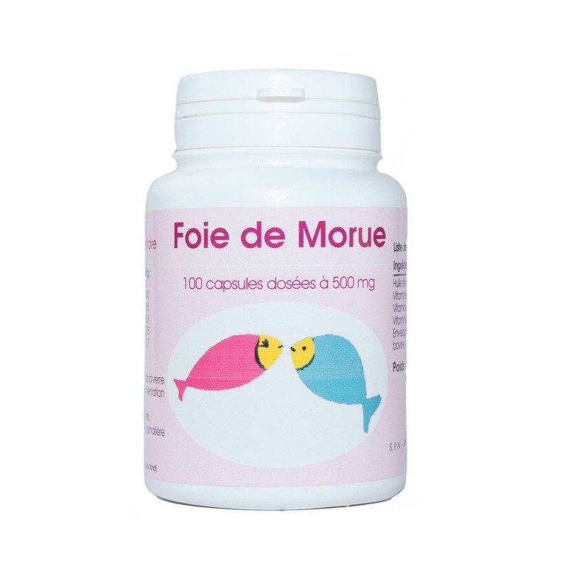 HUILE FOIE DE MORUE 100 capsules dosées à 400mg HUILE FOIE DE MORUE 100 capsules dosées à 400mg