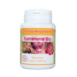 FUMETERRE Pflanze GELES 100 Kapseln mit einer Dosierung von 200mg.
