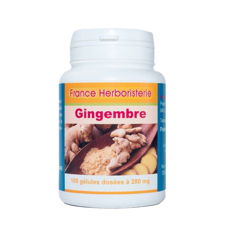 GELULES GINGEMBRE rhizome 270 mg 100 gélules GELULES GINGEMBRE rhizome 270 mg 100 gélules