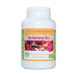 200 gélules GUARANA BIO AB dosées à 300 mg.