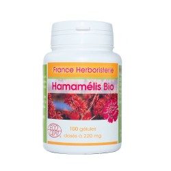 GELULES HAMAMELIS feuille (Noisetier de Sorcière) 220 mg 100 gél