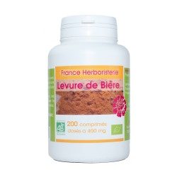 BIO-Bierhefe AB mit einer Dosierung von 400 mg in Tablettenform.