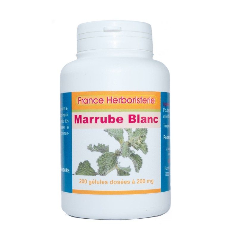 WEISSE MARRUBE KAPSELN 200 Kapseln mit einer Dosierung von 200 mg. WEISSE MARRUBE KAPSELN 200 Kapseln mit einer Dosierung von 200 mg.
