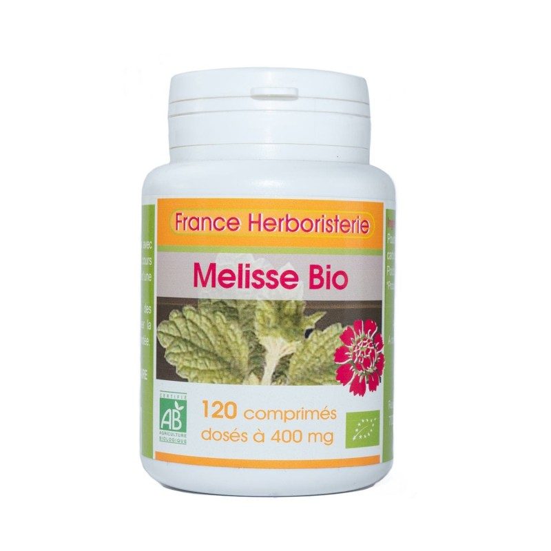 MELISSE BIO AB dosées à 400 mg en comprimés. MELISSE BIO AB dosées à 400 mg en comprimés.
