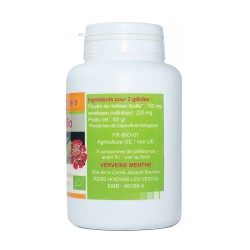 200 gélules MELISSE BIO AB dosées à 250 mg.