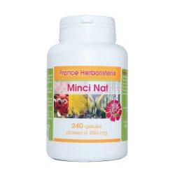 minci-nat 240 gélules à 270 mg poudre pure.