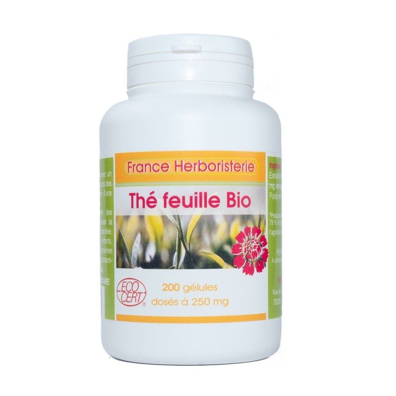 GELULES THE VERT feuille 280 mg 