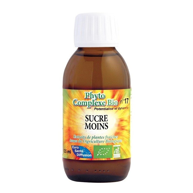 SUCRE MOINS - Phyto Complexe Bio 125 ml SUCRE MOINS - Phyto Complexe Bio 125 ml
