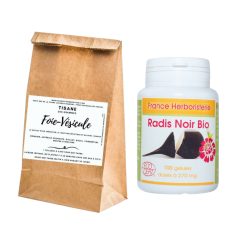 Pack DETOX - Tisane Foie-Vésicule & gélules de Radis Noir