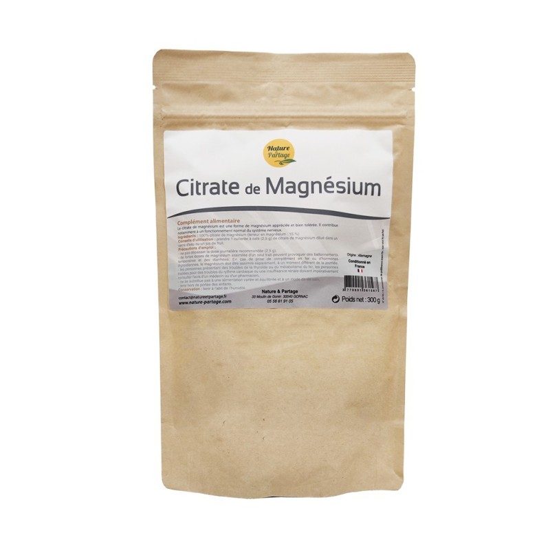 Citrate de magnésium 300 g.