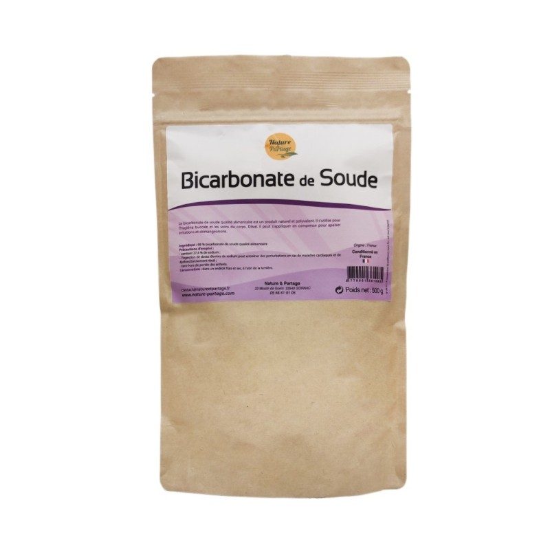 Bicarbonate de soude 500 g. Bicarbonate de soude 500 g.