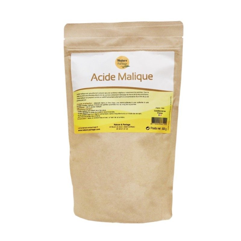 ACIDE MALIQUE paquet de 500 grammes ACIDE MALIQUE paquet de 500 grammes