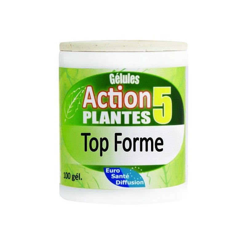 Top'Forme - 100 gélules Action 5 Plantes Top'Forme - 100 gélules Action 5 Plantes