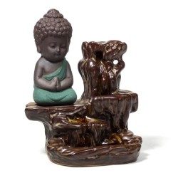 Brûleur d'encens à refoulement - petit Bouddha