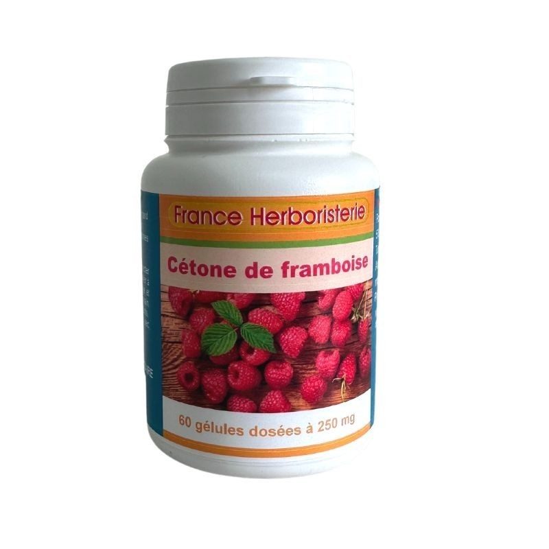 GELULES Cétone de Framboise 60 gélules dosées à 250mg.