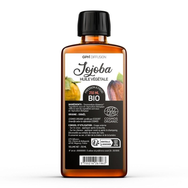 JOJOBA - Huile végétale BIO 250ml JOJOBA - Huile végétale BIO 250ml