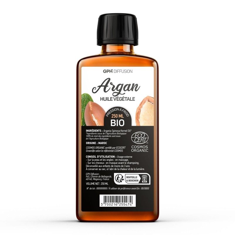 ARGAN - Huile végétale BIO 250ml ARGAN - Huile végétale BIO 250ml