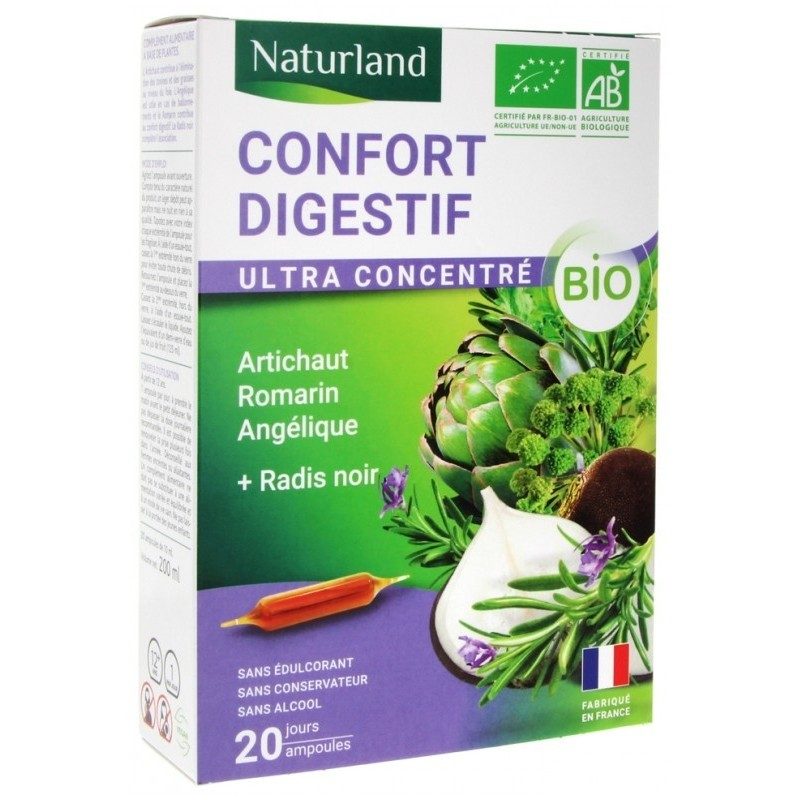Confort Digestif Bio 20 Ampoules Buvables de 10 ml Confort Digestif Bio 20 Ampoules Buvables de 10 ml