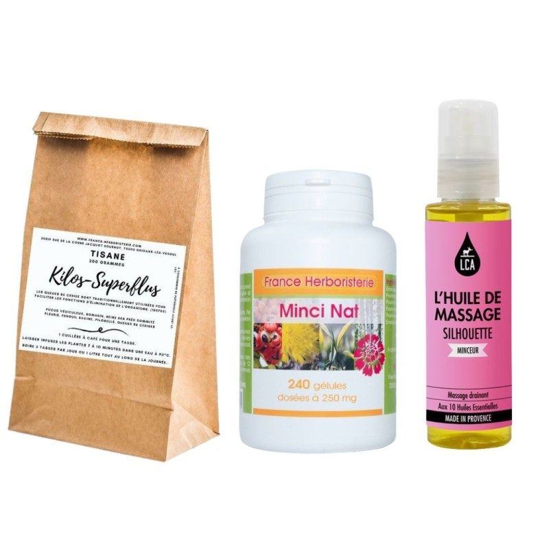 Mon pack MINCEUR - 3 produits pour éliminer les kilos-superflus Mon pack MINCEUR - 3 produits pour éliminer les kilos-superflus