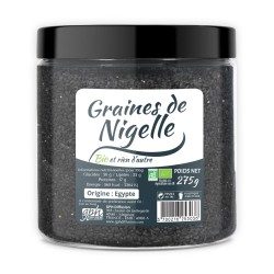 Graines de NIGELLE BIO - Pot de 275g