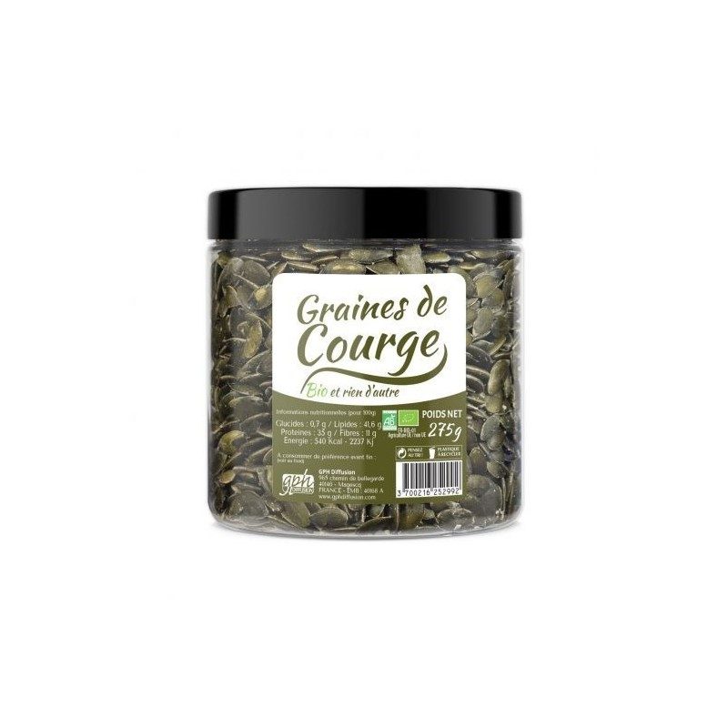 Graines de COURGE BIO - Pot de 275g Graines de COURGE BIO - Pot de 275g