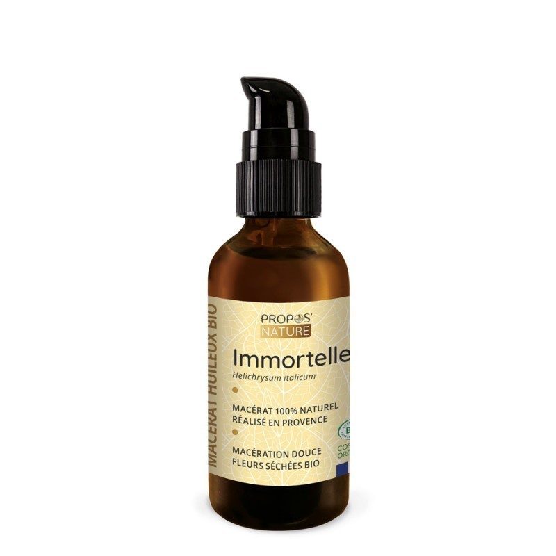 IMMORTELLE macérât huileux BIO - Flacon pompe 50ml IMMORTELLE macérât huileux BIO - Flacon pompe 50ml