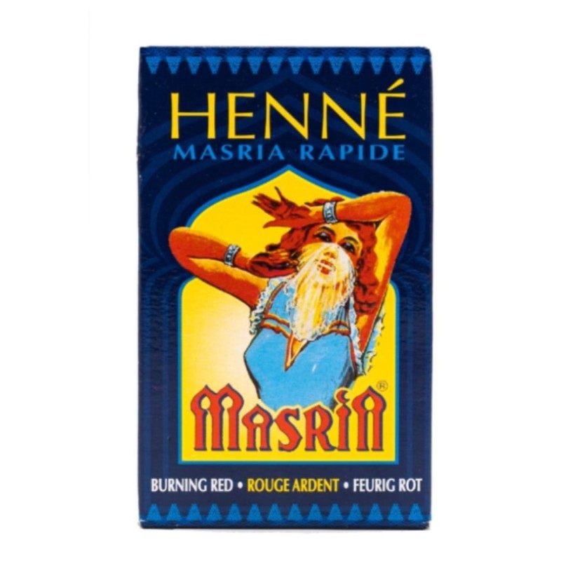 Henné ROUGE ARDENT 90 grammes - Masria HENNEDROG