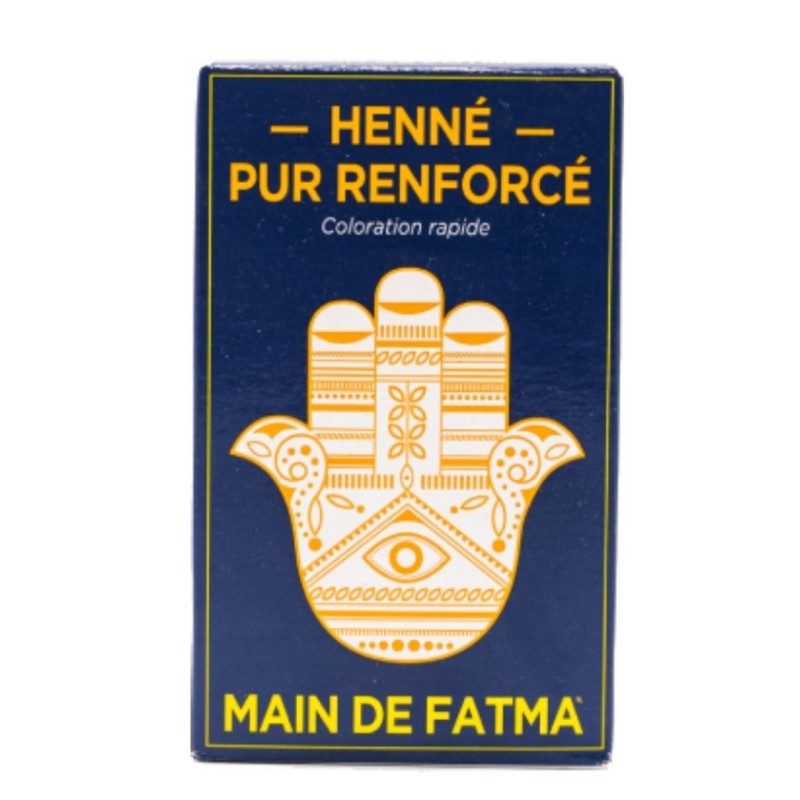 Henné pur renforcé CUIVRE INTENSE 90 grammes - Main de Fatma HENNEDROG Henné pur renforcé CUIVRE INTENSE 90 grammes - Main de Fatma HENNEDROG
