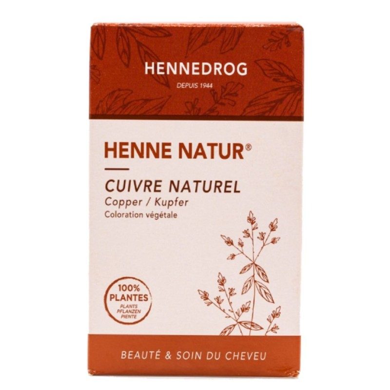 Henné CUIVRE NATUREL 90 grammes - HENNEDROG Henné CUIVRE NATUREL 90 grammes - HENNEDROG