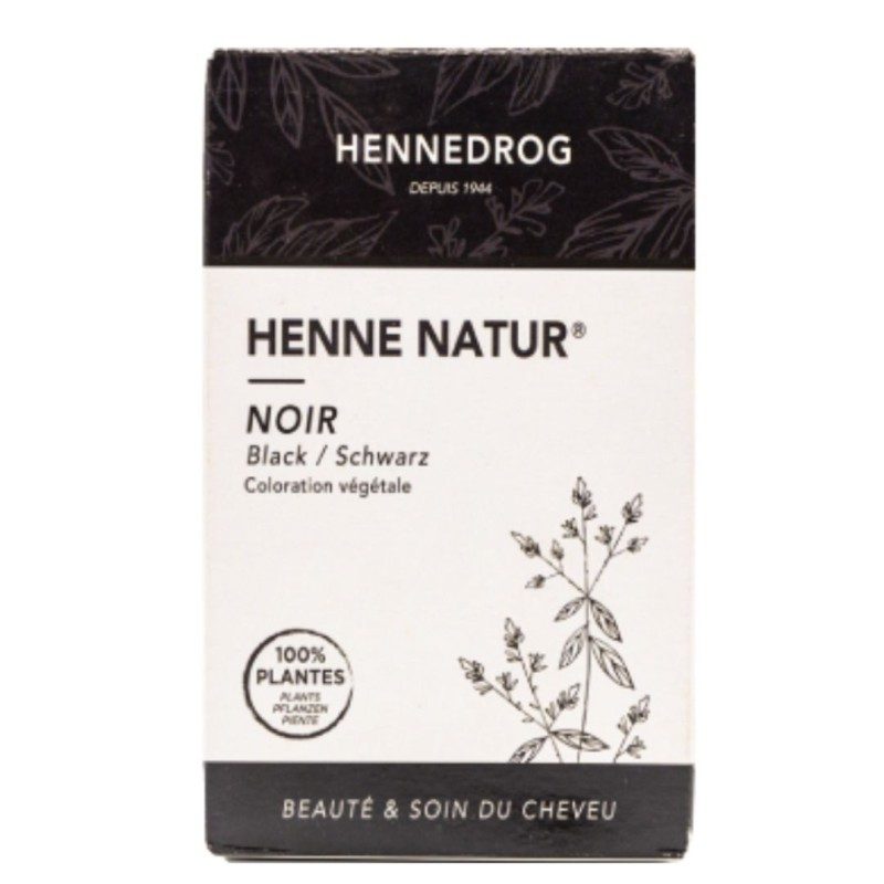Henné NOIR 90 grammes - HENNEDROG Henné NOIR 90 grammes - HENNEDROG