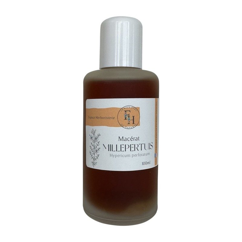 Macérât de MILLEPERTUIS hypericum perforatum - 100ml - France-Herboristerie Macérât de MILLEPERTUIS hypericum perforatum - 100ml - France-Herboristerie